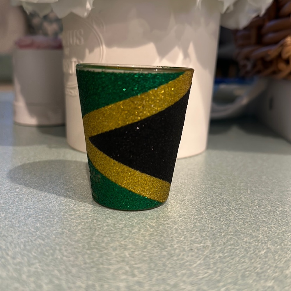 Jamaica Glitter Shotglass